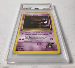 Sabrina's Gastly 96/132 1st edition - Gym Challenge *PSA 9 - MINT* Pokemon Card - Image 2