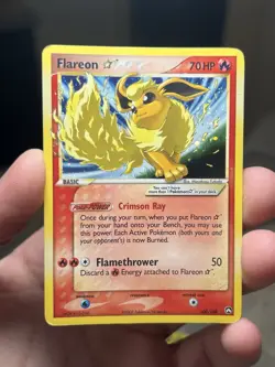 Flareon Gold Star 100/108 EX Power Keepers Pokemon TCG Rare Card - Image 2