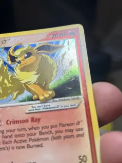 Flareon Gold Star 100/108 EX Power Keepers Pokemon TCG Rare Card - Image 4