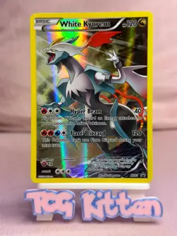 White Kyurem XY81 Card 'A' Pikachu-EX Legendary Collection Promo LP/MP TCGKITTEN - Image 1
