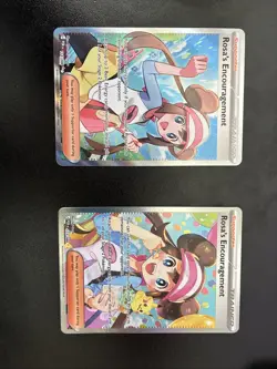 Pokemon TCG Rosas Encouragement 114/88 & 123/88 Full Art cards-Perfect Order - Image 1