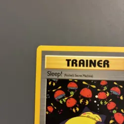 SLEEP! - 79/82 - Team Rocket Set - Trainer Card - Pokemon 2000 D19 - Image 2