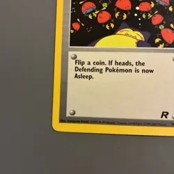 SLEEP! - 79/82 - Team Rocket Set - Trainer Card - Pokemon 2000 D19 - Image 5