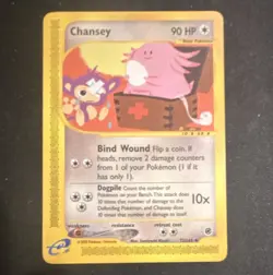 The Pokemon Company Chansey 72/165 Expedition e-Card Regular Uncommon 90 HP ENG - Image 1
