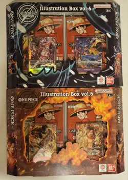 One Piece Card Game Illustration Box Vol 5 and 6 Sealed - Image 1