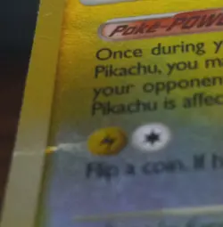 2007 Pokemon Pikachu Diamond & Pearl Stamped Card 94/123 Reverse Holo - HP - TCG - Image 4