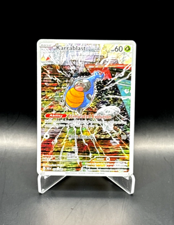 Pokemon TCG Karrablast Holo IR Black Bolt Illustration Rare Card SV 094/086 NM - Image 1