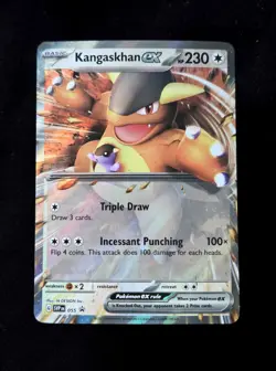 Kangaskhan Ex 055 Sv: Scarlet & Violet Promo Cards Holo Pokemon Tcg English - Image 1