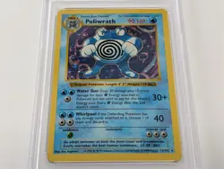 PSA 7 Poliwrath Holo 13/102 Base Set Shadowless 1999 Pokemon Card Vintage WOTC - Image 2