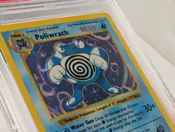 PSA 7 Poliwrath Holo 13/102 Base Set Shadowless 1999 Pokemon Card Vintage WOTC - Image 3