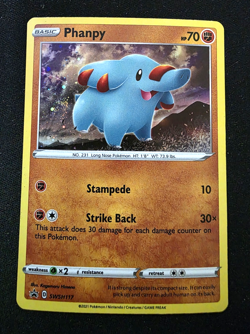 Phanpy SWSH117 Cosmos Holo Rare SWSH: Sword & Shield Black Star Promo Card - Image 1