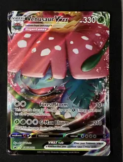 Pokemon TCG Venusaur VMAX SWSH102 Sword & Shield Promo Cards Holo Eng 330 HP - Image 1