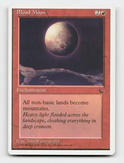 Blood Moon Rare Chronicles Magic: The Gathering Cards - Image 1