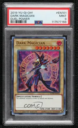 UR - Dark Magician Limited Edition YuGiOh Duel Power PSA 9 MINT - Image 1