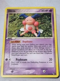Ditto Mr. Mime 12/17 POP Series 3 Promo Pokemon Card Yuka Morii - Image 1
