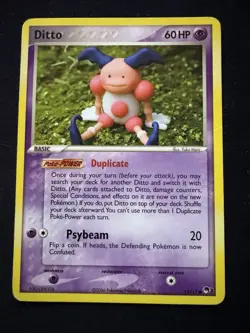 Ditto 12/17 Pop Series 3 (Mr. Mime) Pokemon Card - Image 1