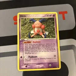 Ditto 12/17 Pop Series 3 (Mr. Mime) Pokemon Card NM - Image 1