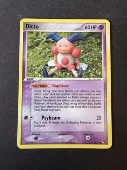 Pokemon TCG Ditto 12/17 Pop Series 3 Card - Image 1