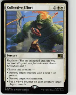 Collective Effort Commander: Marvel Super Heroes 126 NM R - Image 1