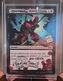 Deadly Dispute (080) Secret Lair Drop MTG Regular Near Mint (Deadpool) - Image 3