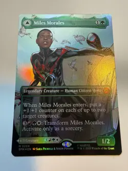Spider-Man MTG Miles Morales Borderless FOIL #234 Mythic Never Played - Image 2