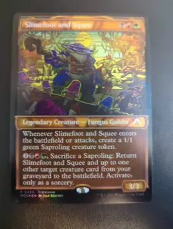 Slimefoot and Squee 0450 MTG Near Mint Foil - Image 1