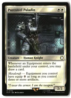 MTG Puresteel Paladin [PIP - 170] LP - Image 2
