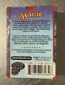 Magic The Gathering Odyssey Tournament Pack Factory Sealed 742818062848 - Image 2