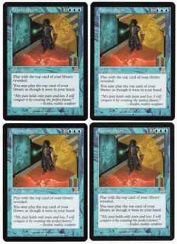 Future Sight x4 4x 2002 Onslaught PLAYSET Blue Rare Enchantment MTG SP - NM AZ2 - Image 1
