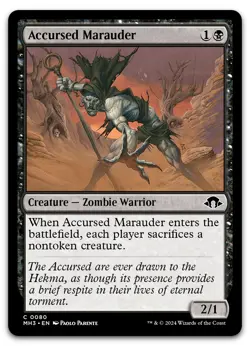 Accursed Marauder #80 (NM) Modern Horizons 3 MH3 Magic MTG - Image 1
