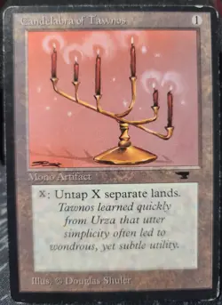 Magic the Gathering Candelabra of Tawnos Antiquities VG/MP Condition - Image 1