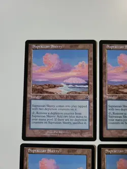 Saprazzan Skerry X4 MTG Mercadian Masques Great Condition Land Common - Image 2