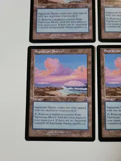 Saprazzan Skerry X4 MTG Mercadian Masques Great Condition Land Common - Image 4