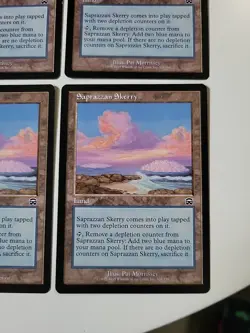 Saprazzan Skerry X4 MTG Mercadian Masques Great Condition Land Common - Image 5
