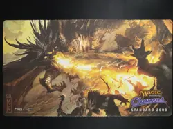 MTG Magic the Gathering -- State Champs Playmat 2008 Predator Dragon CLEAN/RARE - Image 1