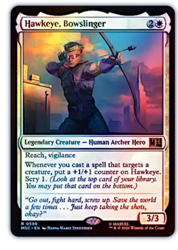 Hawkeye, Bowslinger - Foil Commander: Marvel Super Heroes - Image 1
