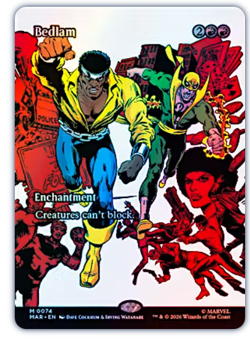 Bedlam - Foil - Borderless Marvel Super Heroes - Image 1