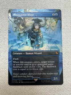 Snapcaster Mage Borderless Chocobo Track Foil Final Fantasy Commander MTG - Image 1