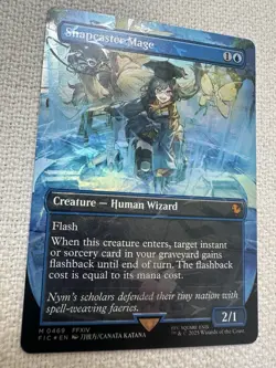 Snapcaster Mage Borderless Chocobo Track Foil Final Fantasy Commander MTG - Image 3