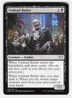 UNDEAD BUTLER - Magic: The Gathering - Leal LP - Image 1