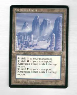 Magic The Gathering: MTG - Karplusan Forest - Land NF - Ice Age 337 Rare - Image 1