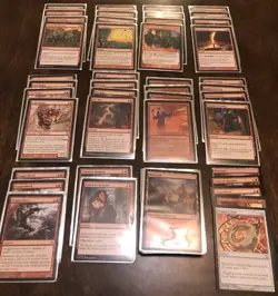 Storm Deck - MTG Magic the Gathering Red Storm Mechanic theme deck win on turn 3 - Image 1