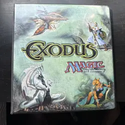Exodus Magic The Gathering MTG 3 Ring Binder official Wotc ultra pro #2 T524 - Image 1