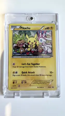 2016 Pokemon Pikachu TCG XY95 XY Black Star Promo Holo Card LP - Image 1