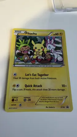 2016 Pokemon Pikachu TCG XY95 XY Black Star Promo Holo Card LP - Image 2