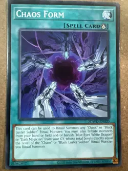 Yu-Gi-Oh Structure Deck: Blue Eyes White Destiny - Chaos Form SDWD-EN020 - Image 1
