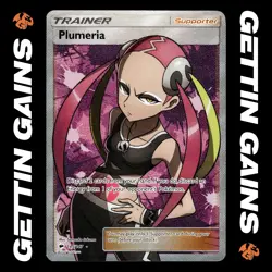 Plumeria - 145/147 - Ultra Rare - Burning Shadows - Pokemon Card - NM/M - Image 1