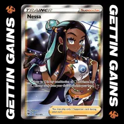 Nessa - 183/185 - Ultra Rare - Vivid Voltage - Pokemon Card - NM/M - Image 1