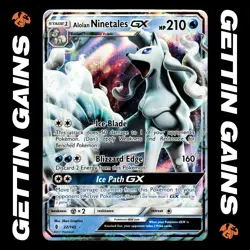 Alolan Ninetales GX - 22/145 - Ultra Rare - Guardians Rising - Pokemon - NM/M - Image 1