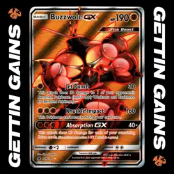 Buzzwole GX - 104/111 - Ultra Rare - Crimson Invasion - Pokemon Card - NM/M - Image 1
